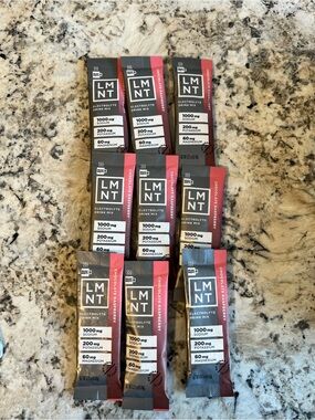 LMNT Electrolyte Drink Mix Packets - Chocolate Raspberry 9 Packets .21 oz each